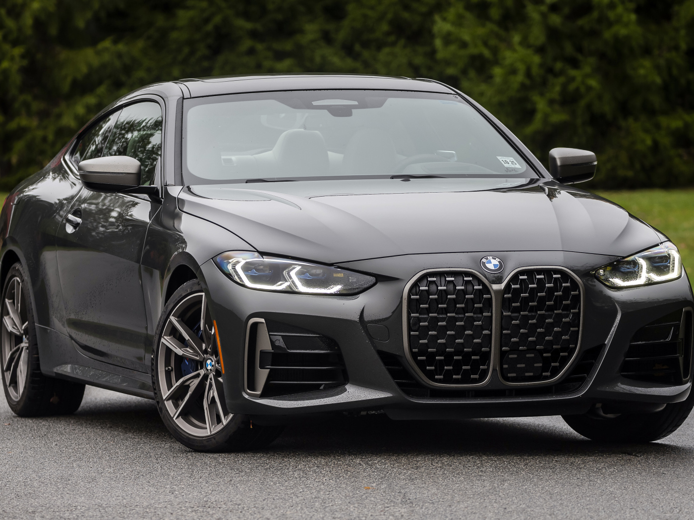 Черный BMW M440i XDrive, 2021 года