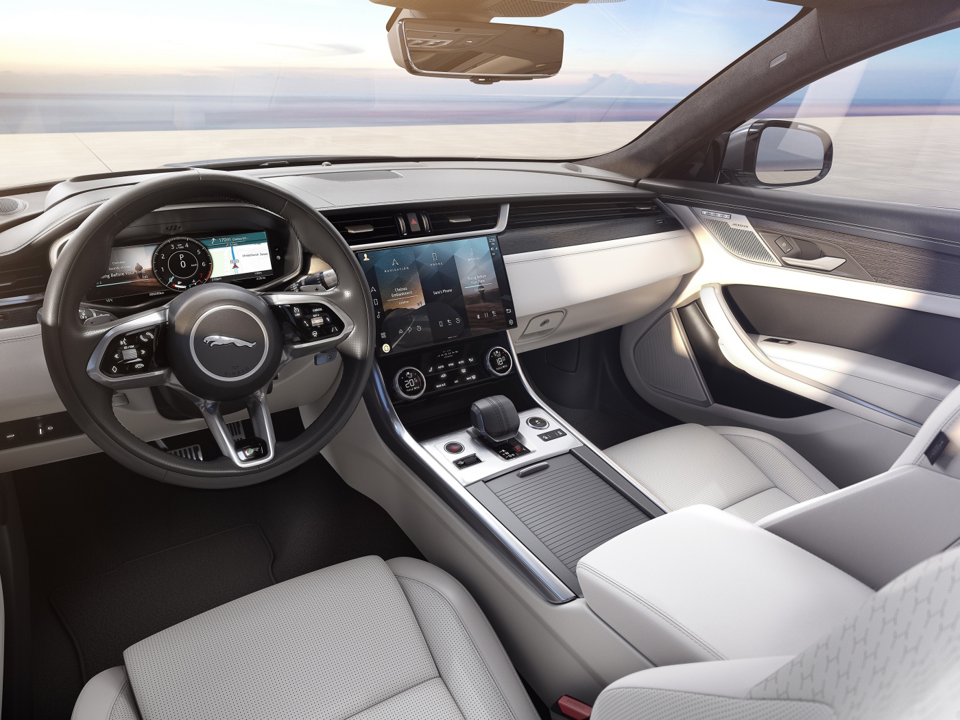 Салон автомобиля Jaguar XF P300 AWD R-Dynamic 2020 года 