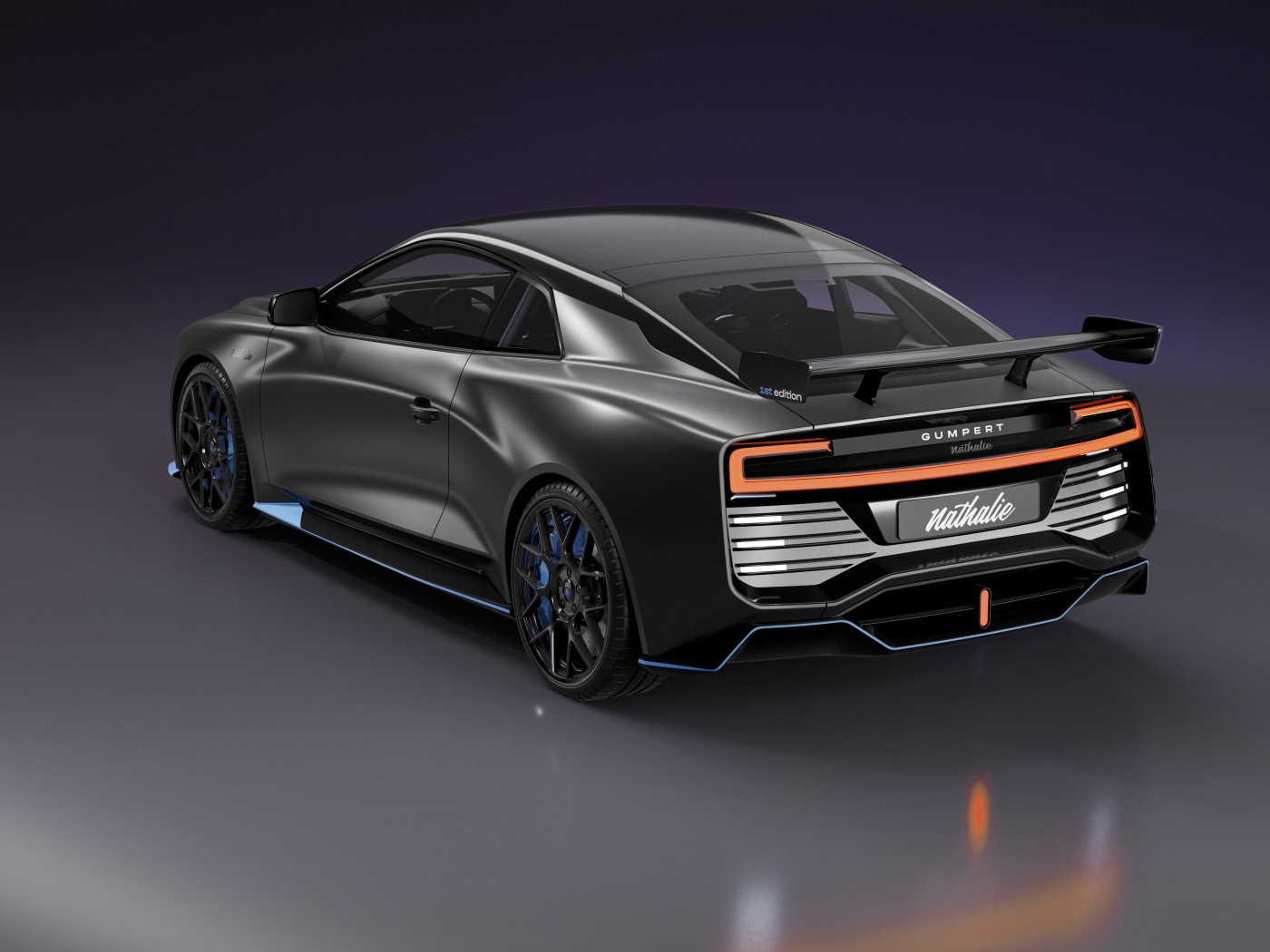Автомобиль Gumpert RG Nathalie First Edition 2020 года вид сзади