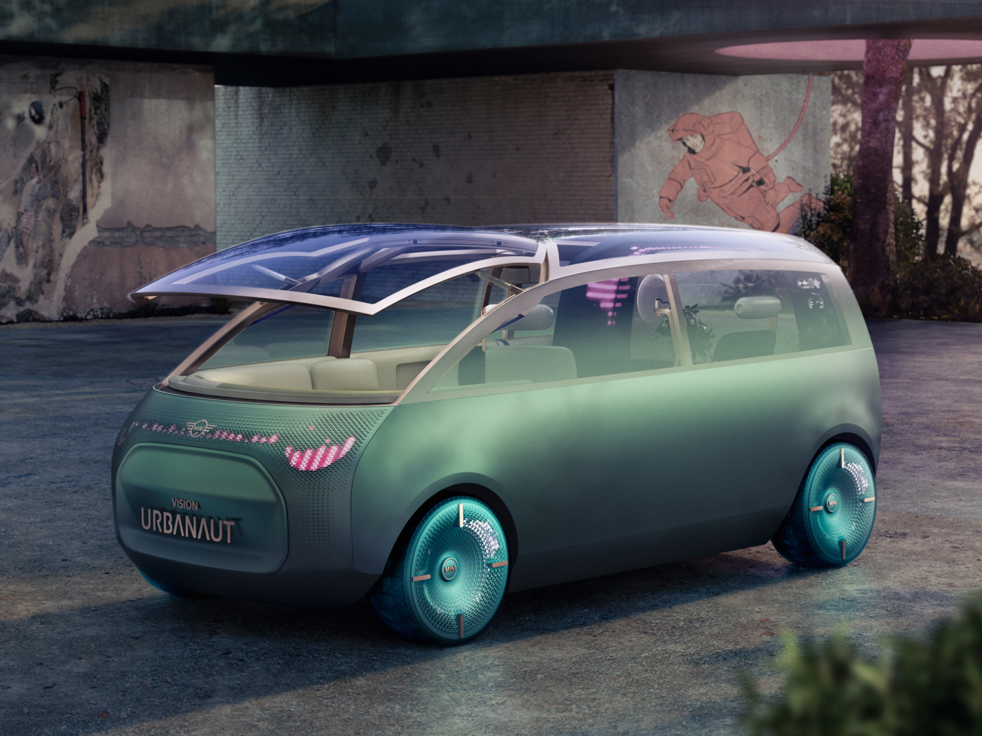 Автомобиль MINI Vision Urbanaut 2020 года