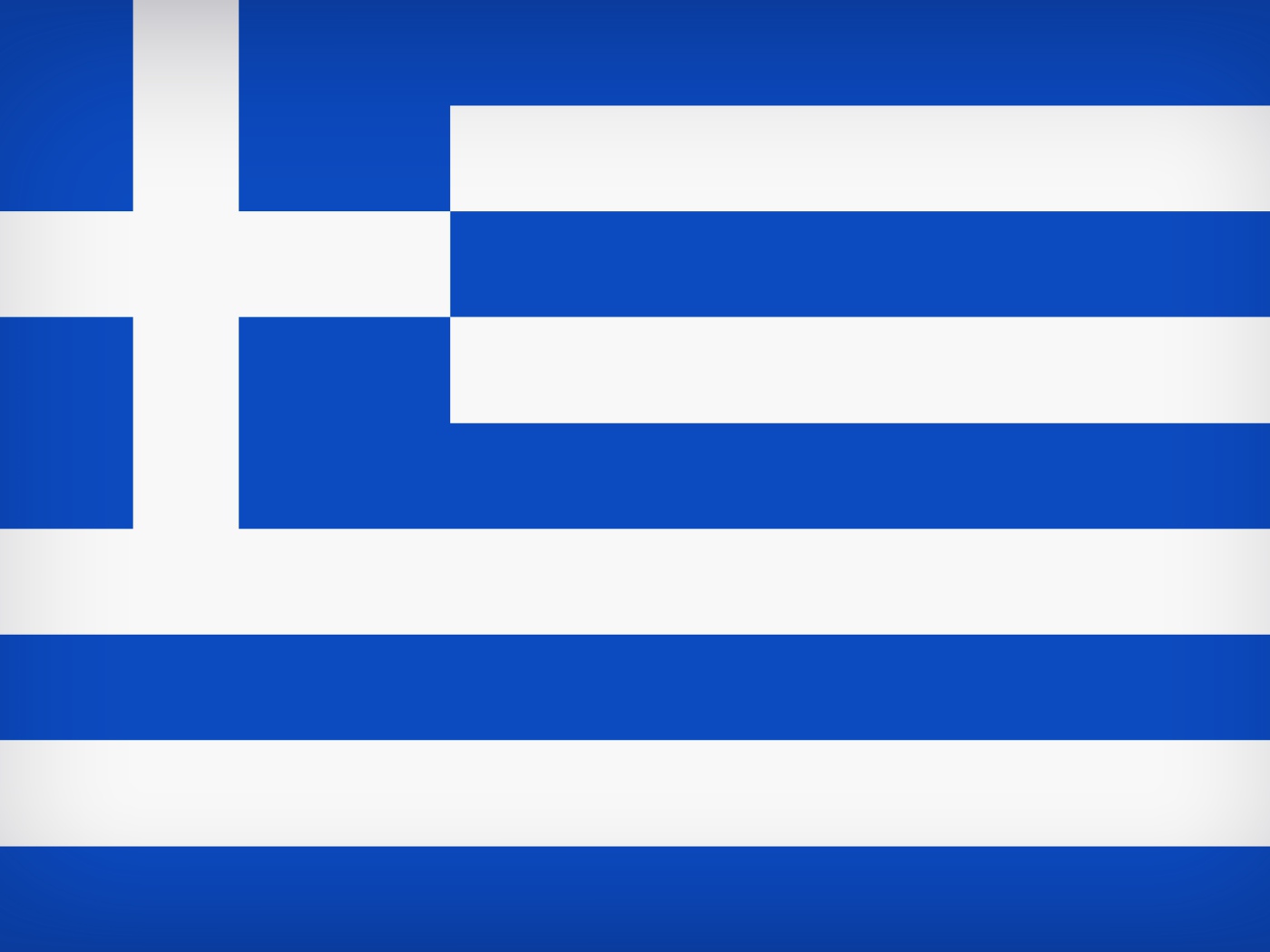 Blue and white flag of Greece