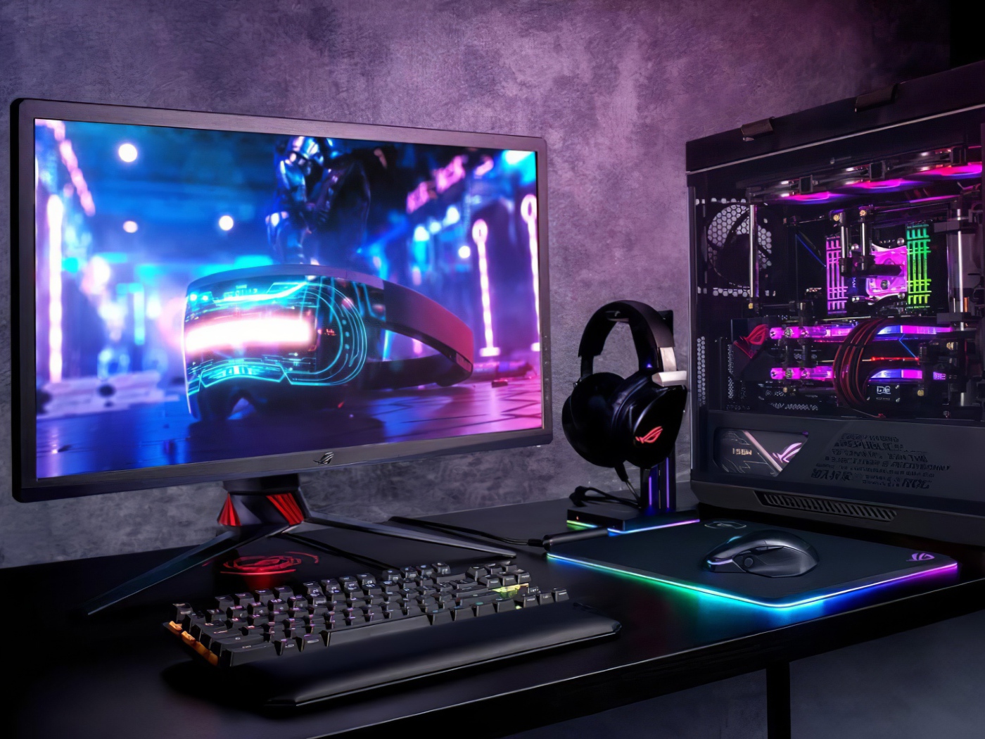 Большой игровой монитор Asus ROG Swift, 2020 года