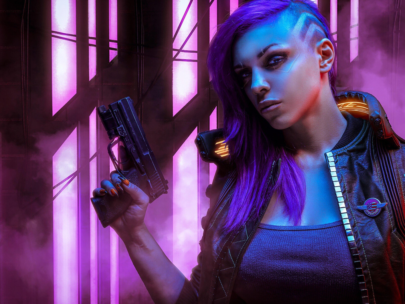 Персонаж новой компьютерной игры Cyberpunk 2077