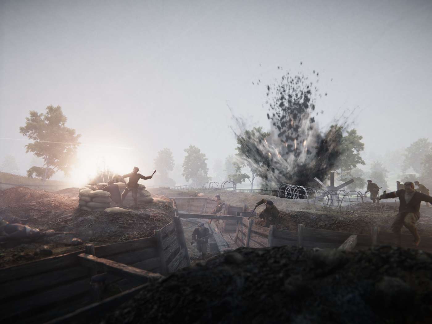 Кадр новой компьютерной игры Iron Harvest, 2020