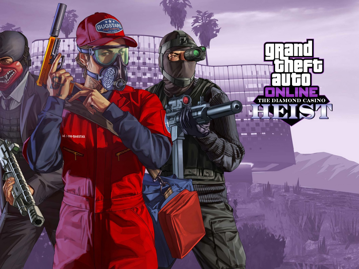 Постер игры GTA Online: The Diamond Casino Heist, 2020