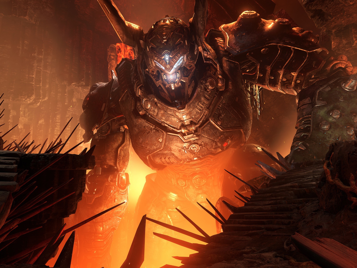 Робот из компьютерной игры Doom Eternal, 2020