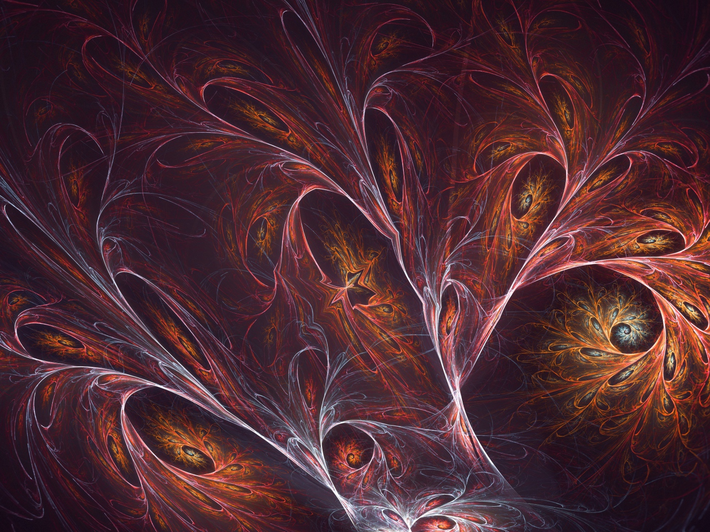 Красивый размытый узор с неоном 