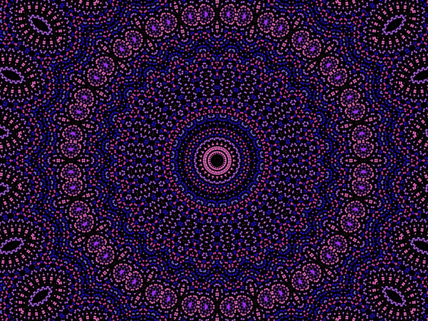 Красивый фиолетовый рисунок мандала