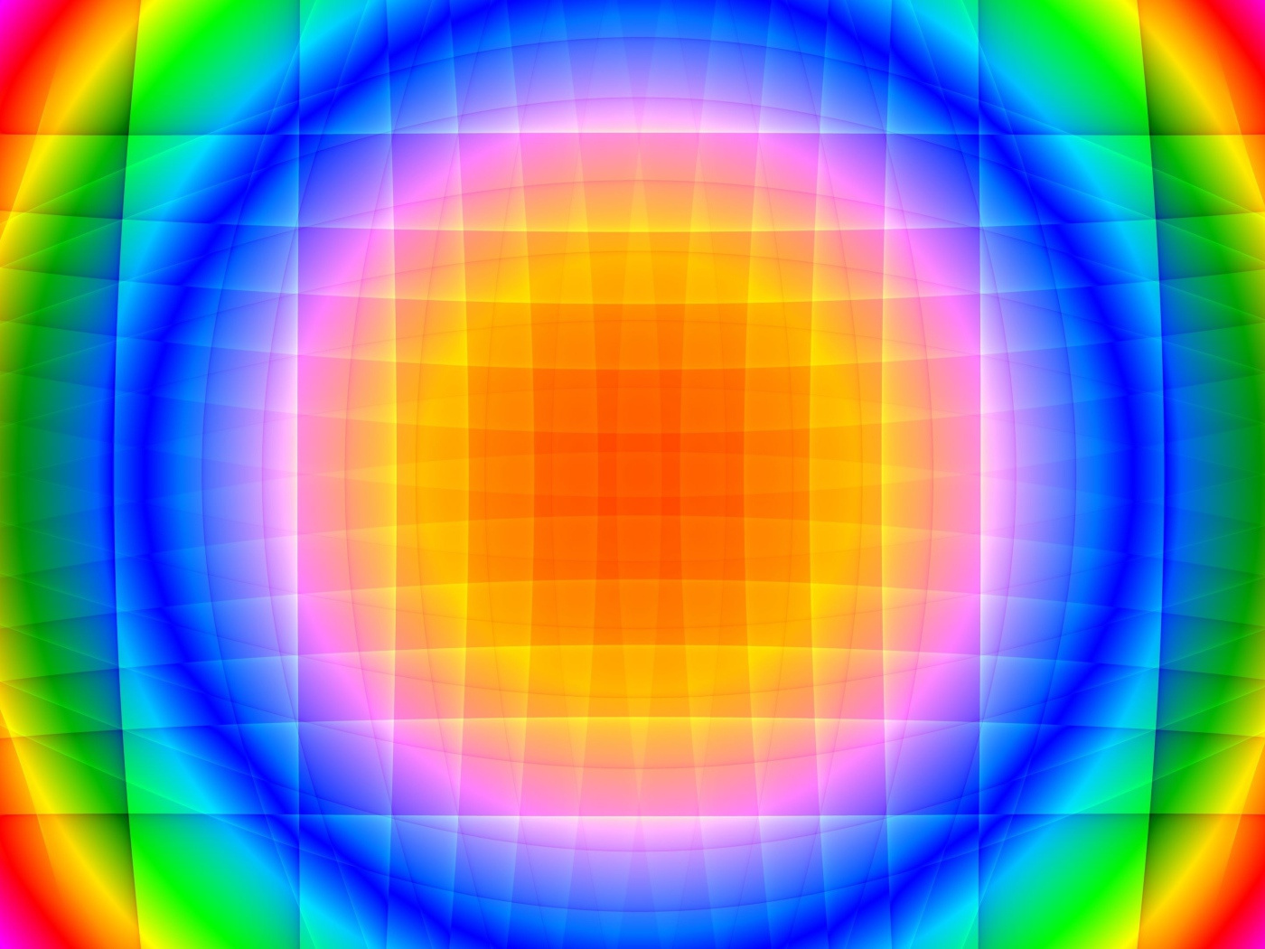 Красивый радужный круг 