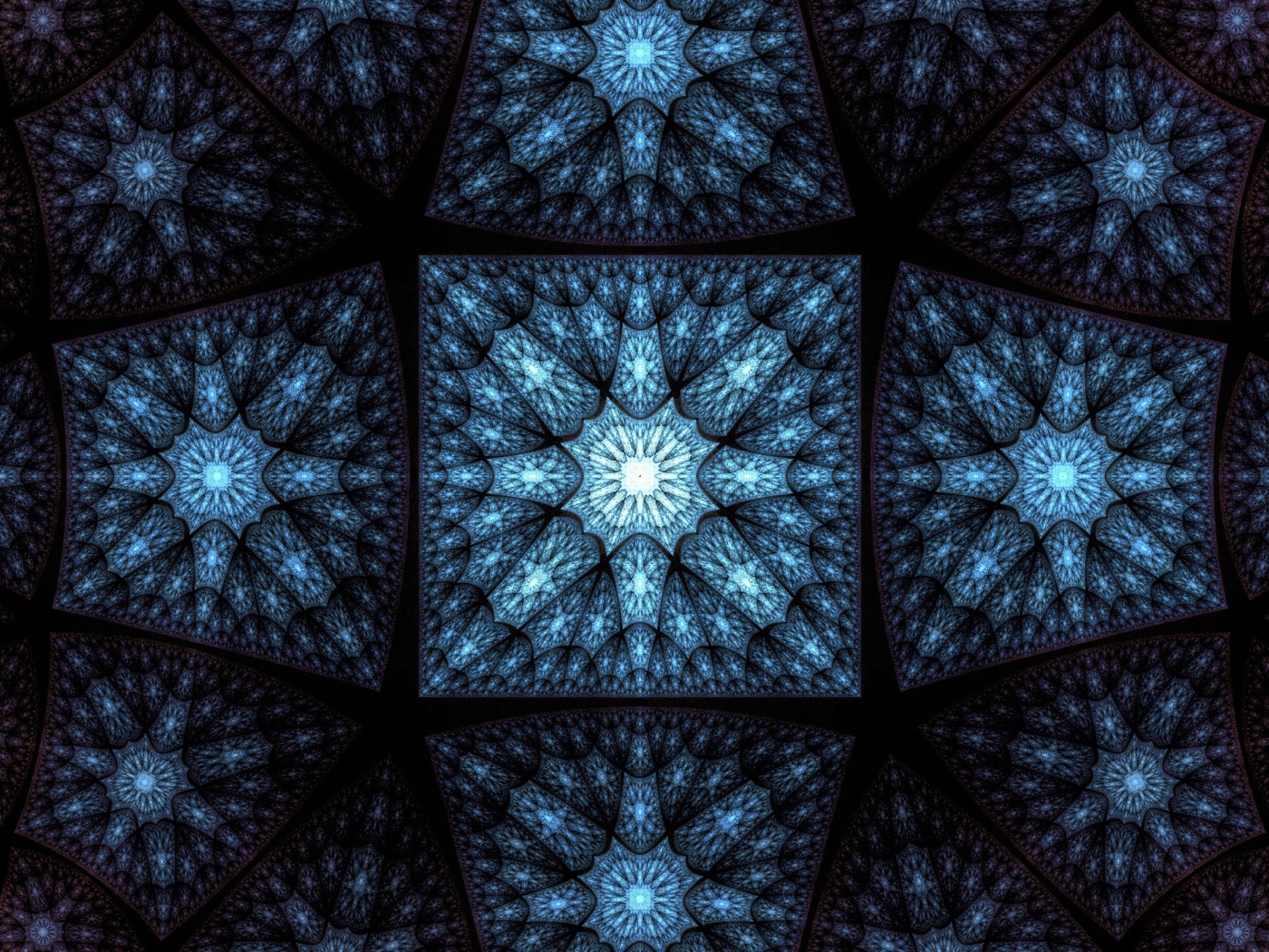 Синий градиентный рисунок 