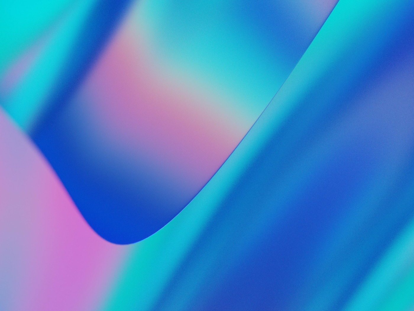 Голубые с розовым абстрактные волны