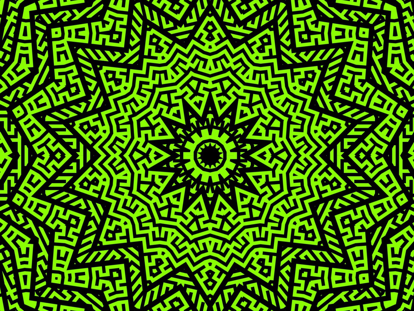 Необычный абстрактный рисунок мандала 