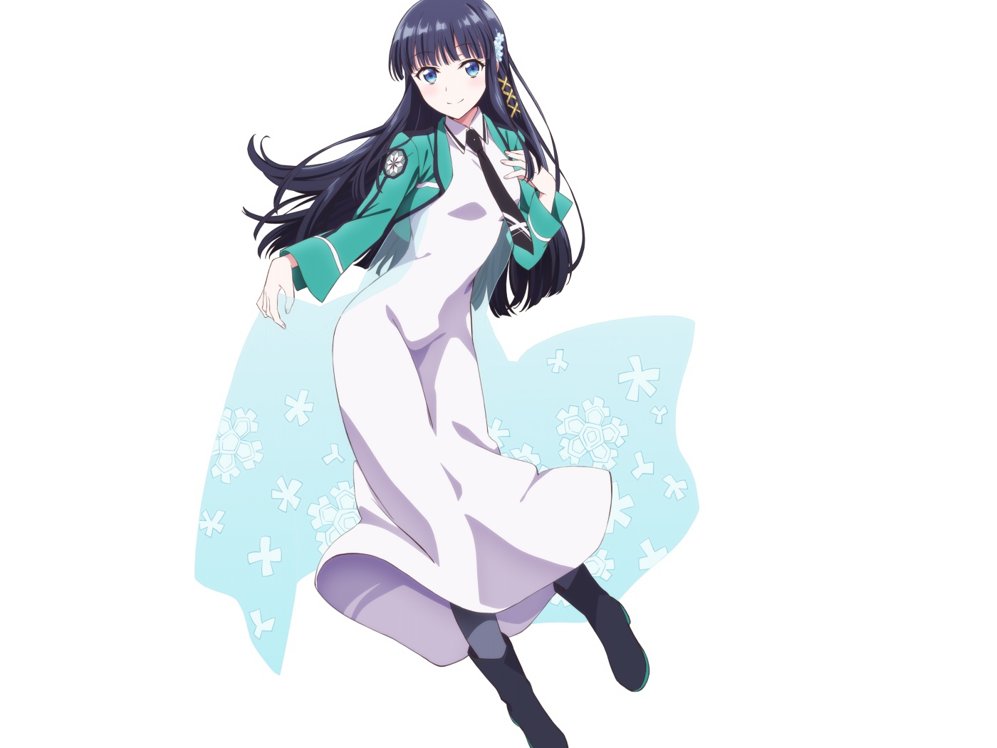 Красивая девушка Shiba Miyuki персонаж аниме  The Honor Student at Magic High School