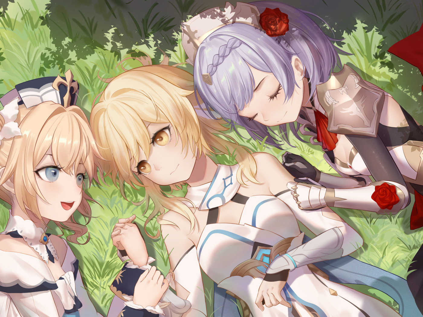 Молодые девушки аниме Genshin Impact