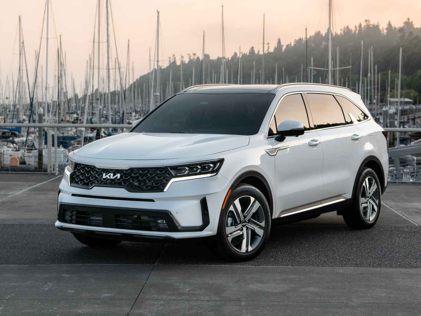 Автомобиль Kia Sorento PHEV, 2022 года в порту