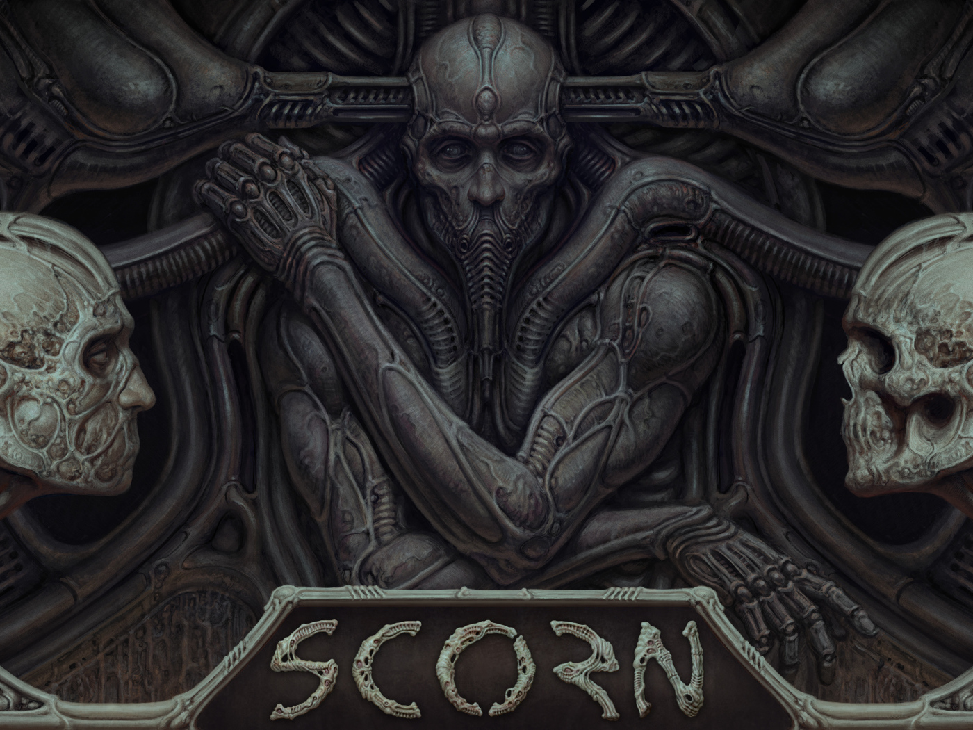 Постер компьютерной игры Scorn, 2021