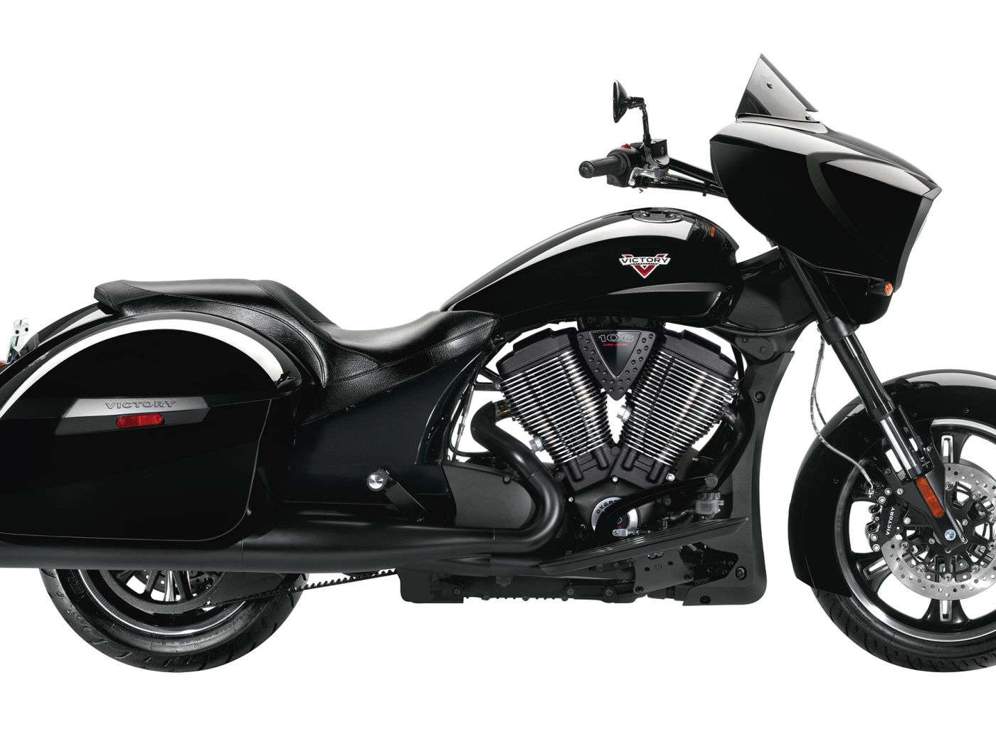 Black electric motorcycle Brutus V9, 2021 on a white background