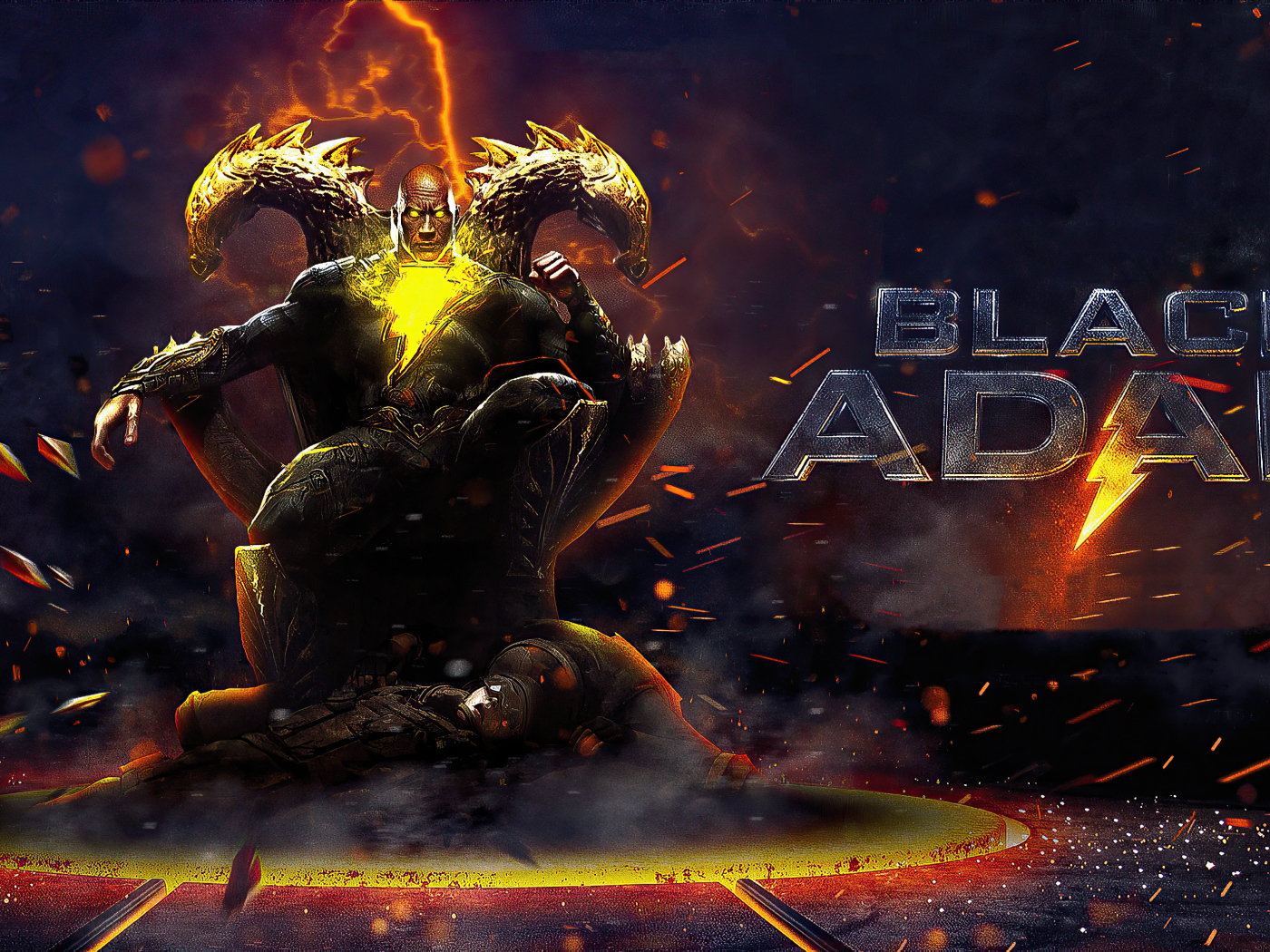 Постер фильма Черный Адам, 2022