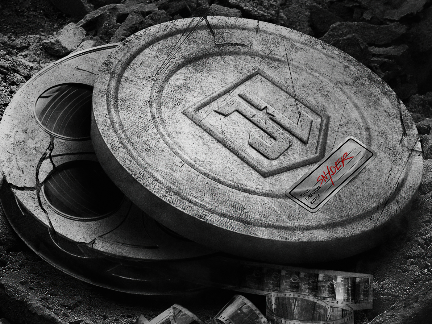 Старая бобина с фильмом Лига справедливости Зака Снайдера, 2021