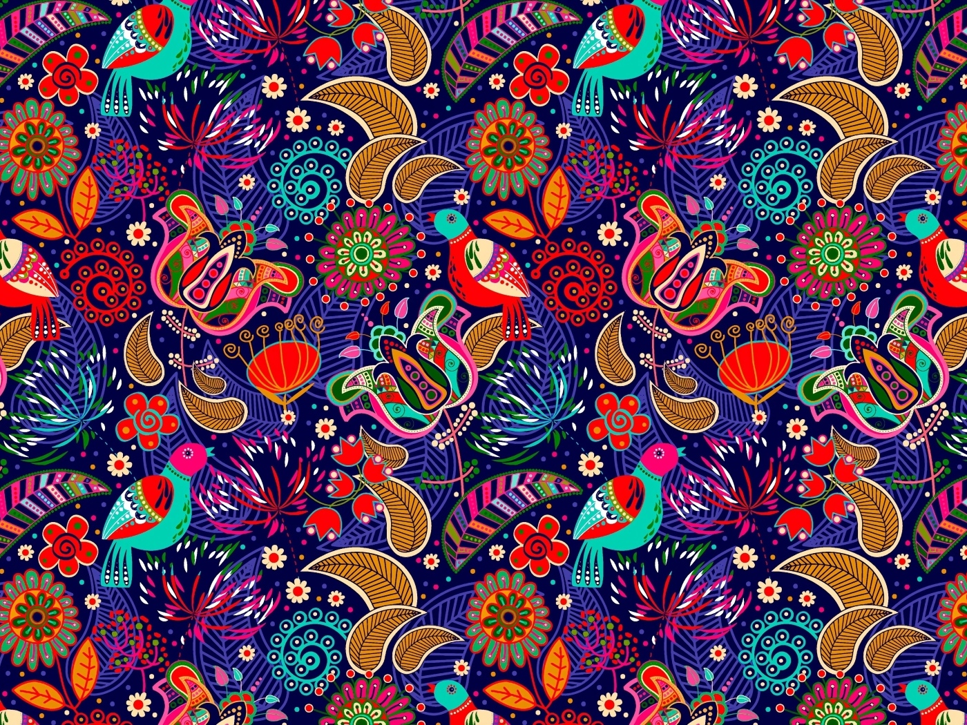 Красивый яркий абстрактный рисунок