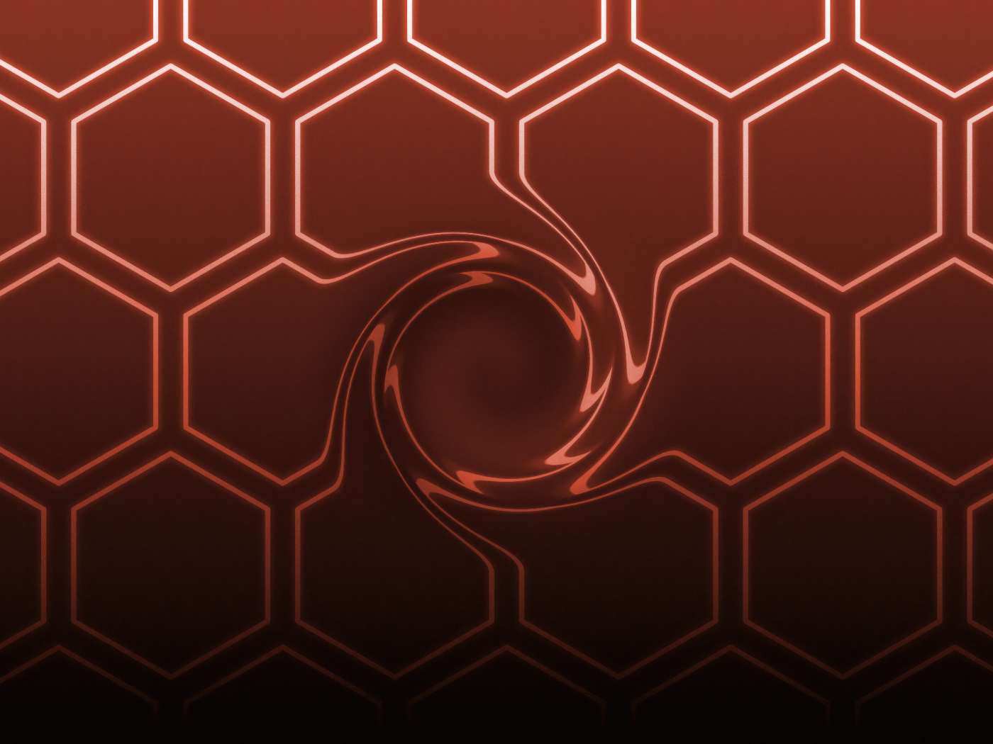 Шестиугольная сетка коричневого цвета