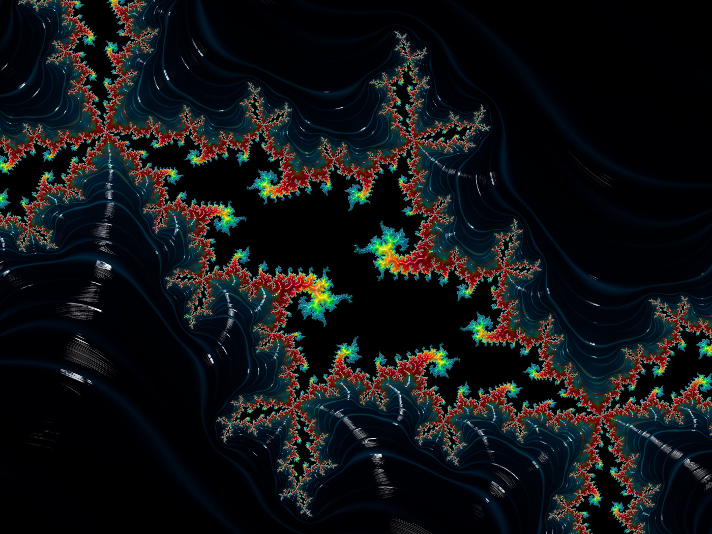 Странный  фрактальный рисунок