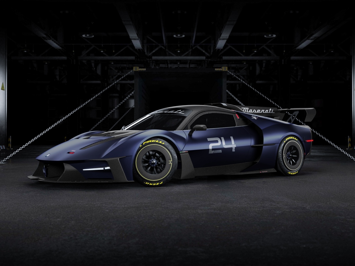 Быстрый спортивный автомобиль Maserati MCXtrema 2024 года