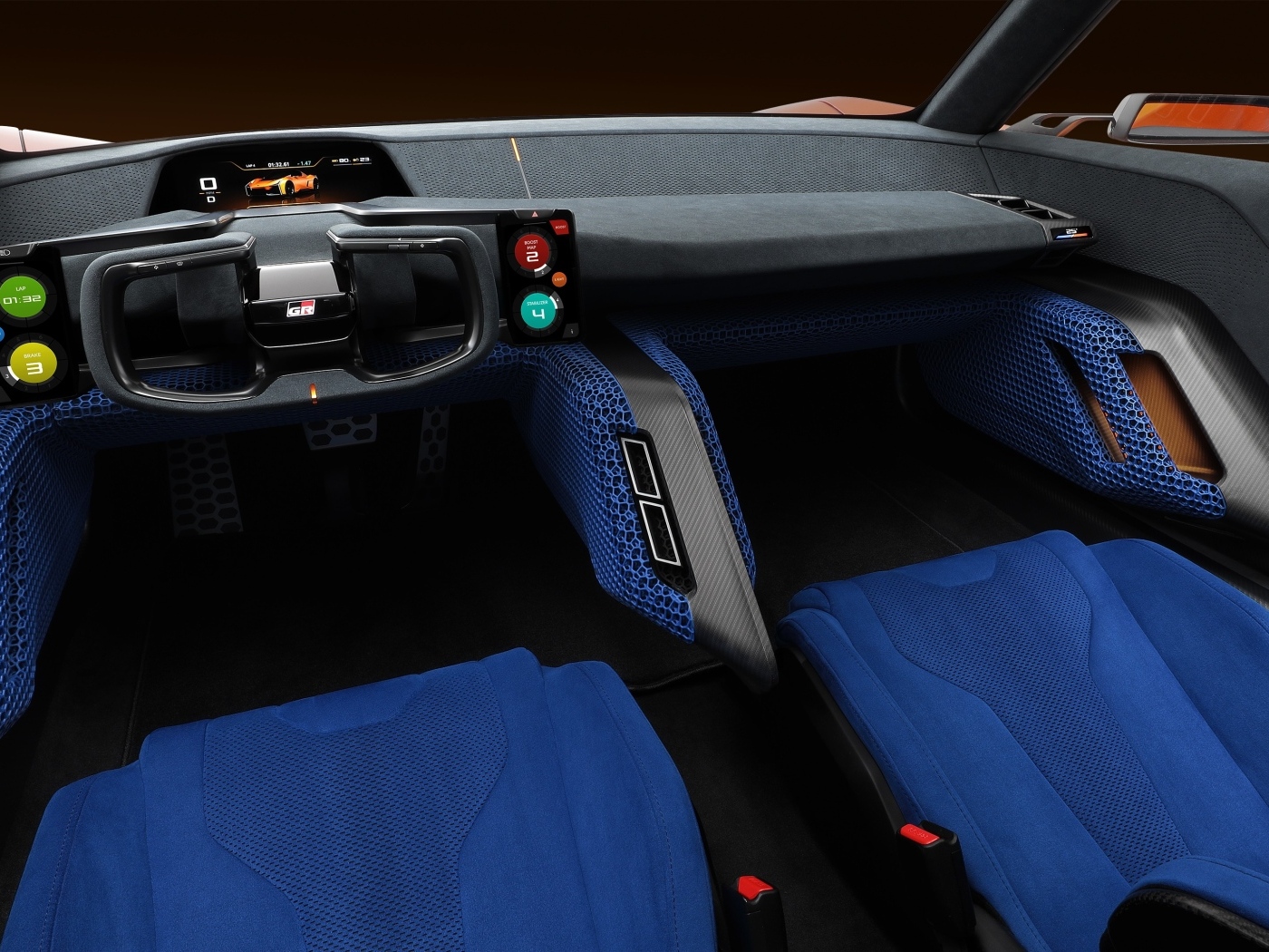 Салон автомобиля Toyota FT-Se