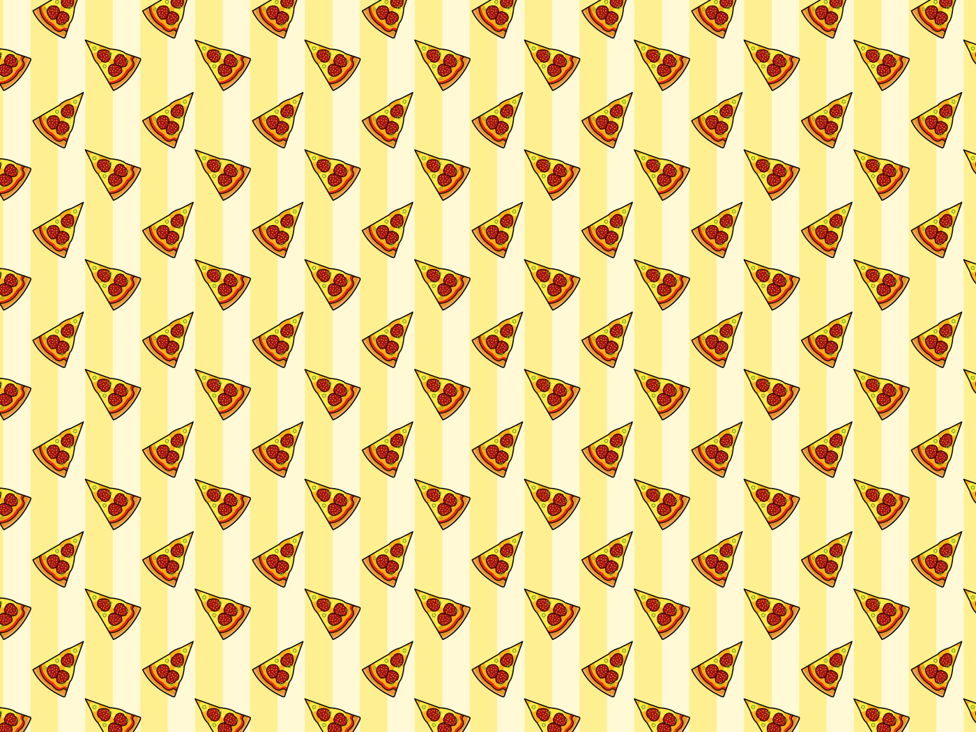 Кусочки пиццы на фоне 