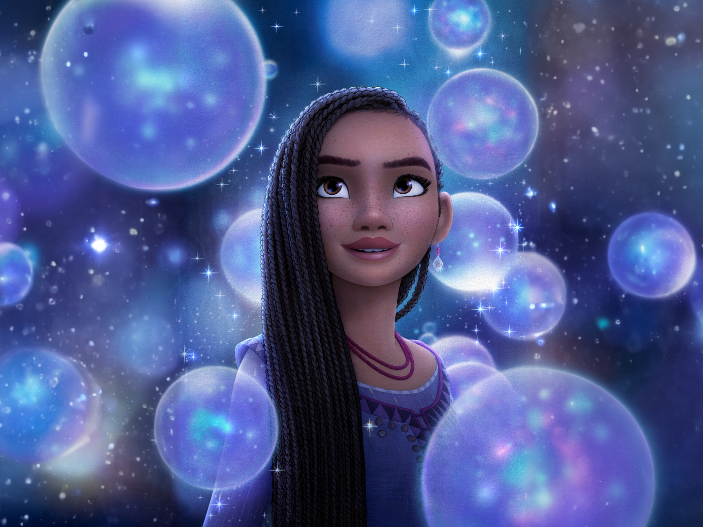 Милая девушка персонаж нового мультфильма Заветное желание, 2023