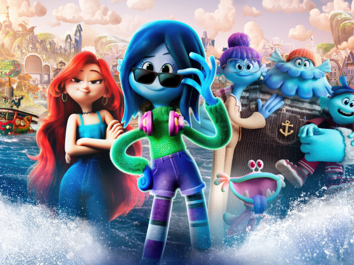Персонажи нового мультфильма Руби Гильман: Приключения кракена-подростка  2023