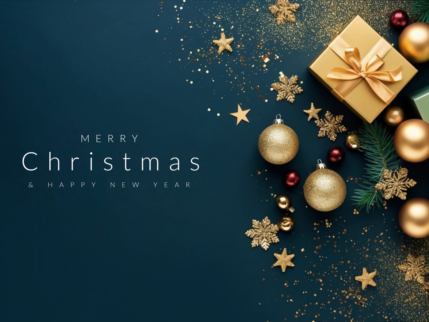 Открытка на Рождество 2024