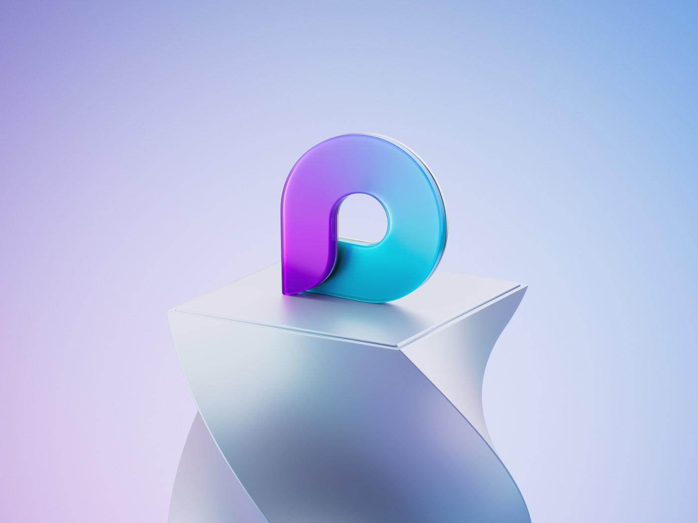 Значок Microsoft Loop на сером фоне