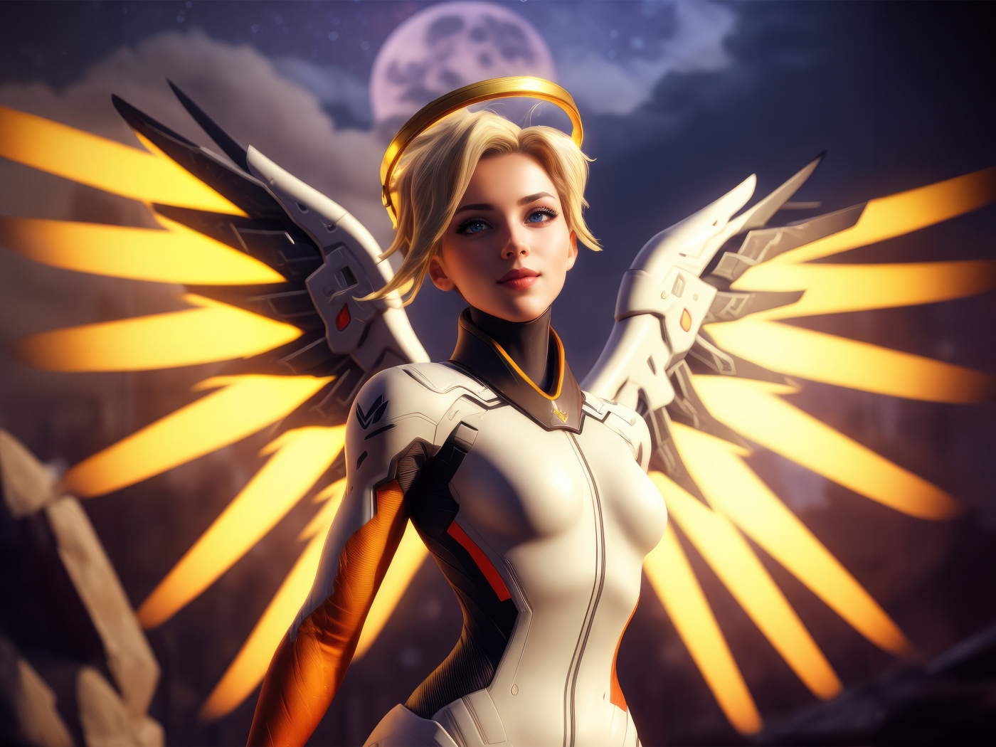 Девушка робот ангел