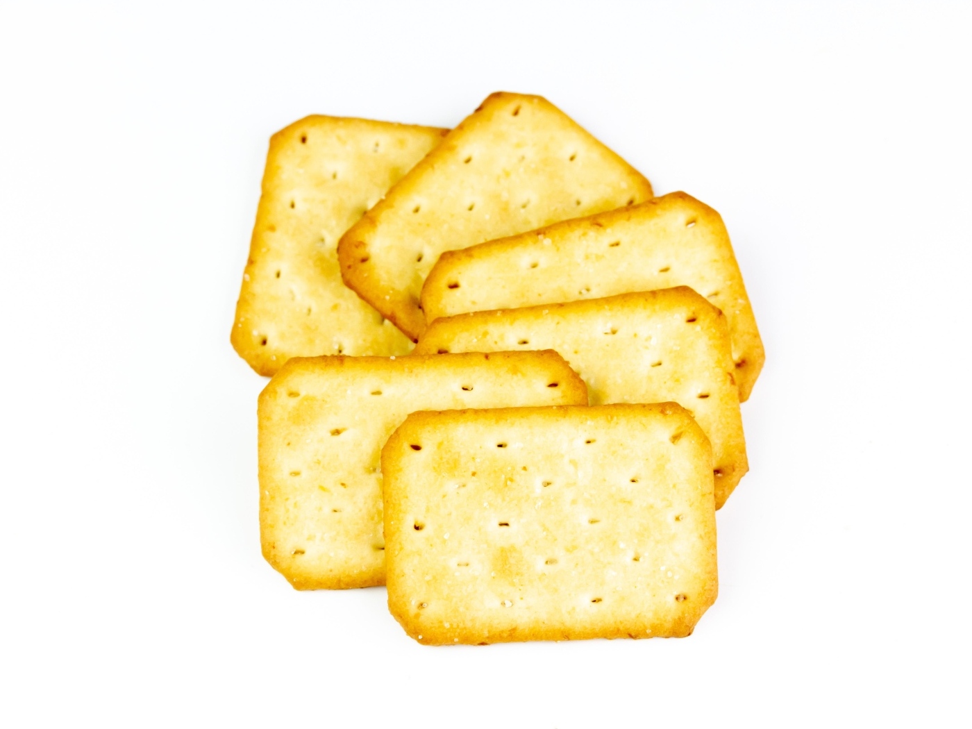 Вкусное хрустящее печенье крекер 