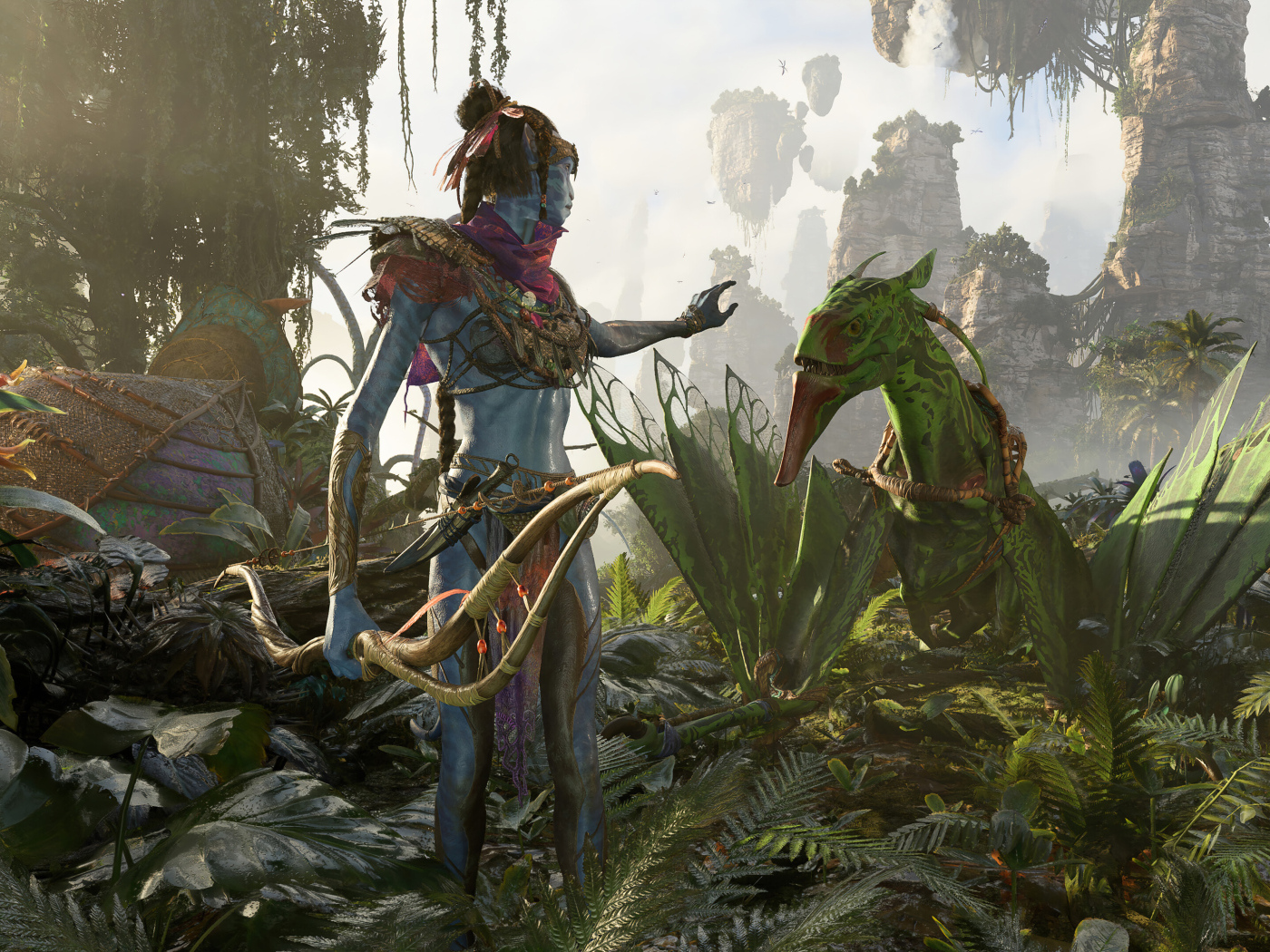 Кадр компьютерной игры Avatar: Frontiers of Pandora