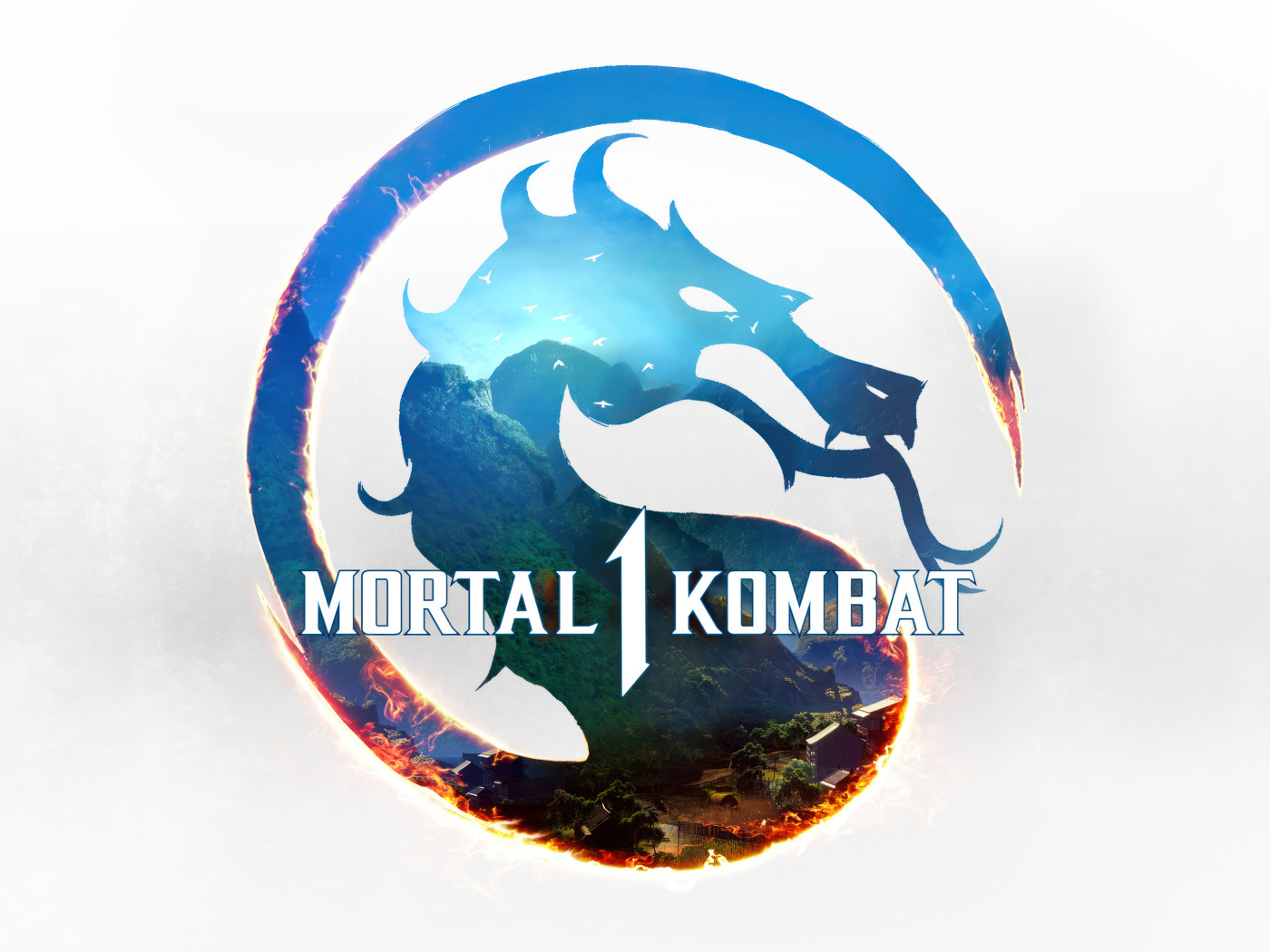 Логотип компьютерной игры mortal kombat-1
