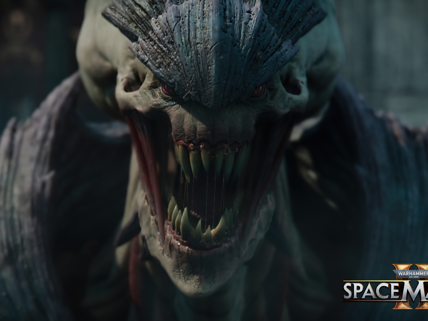 Монстр из компьютерной игры Warhammer 40,000: Space Marine 2