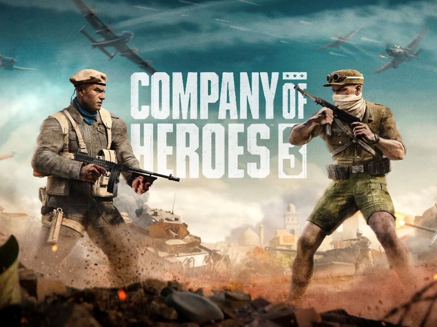 Постер новой компьютерной игры Company of Heroes 3