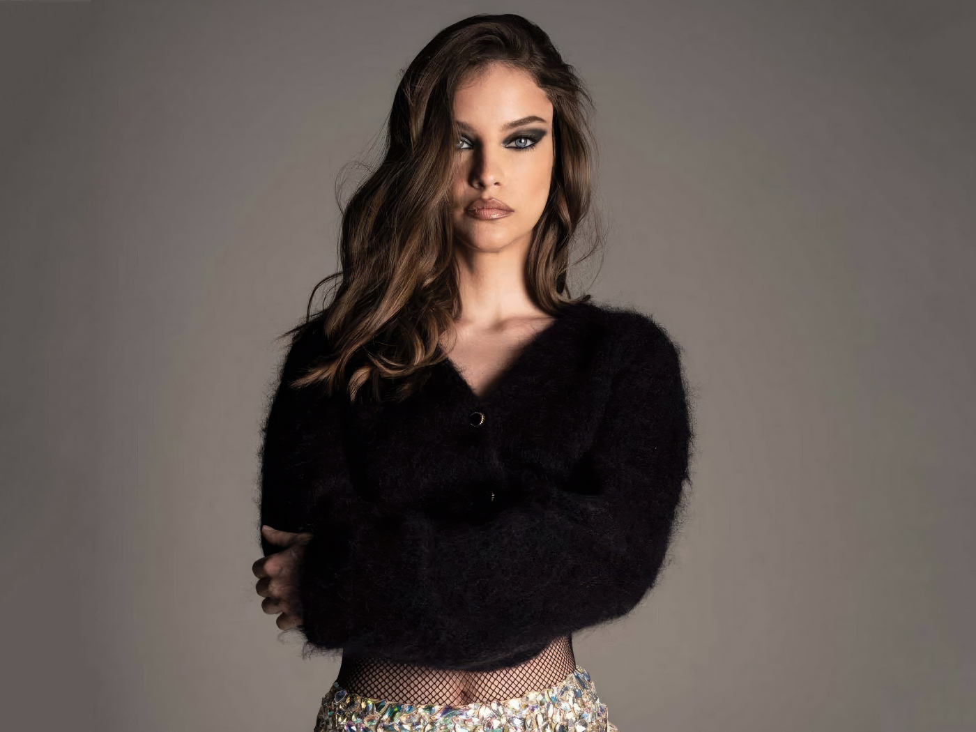 Красивый макияж у модели Барбары Палвин