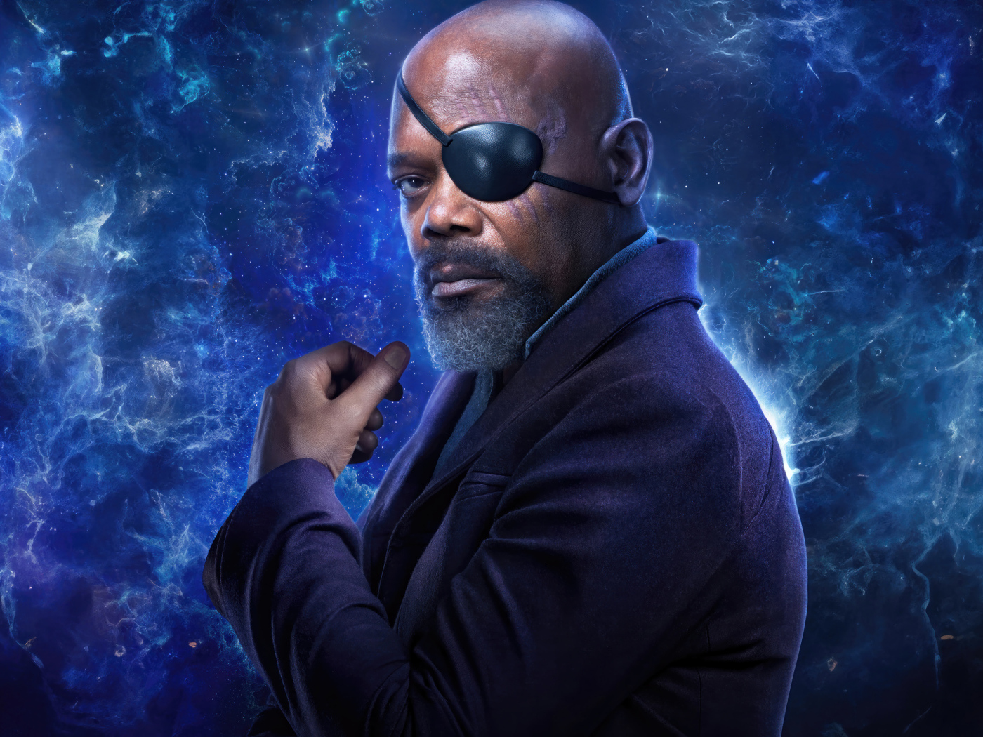 Персонаж Ник Фьюри в фантастическом фильме Марвелы