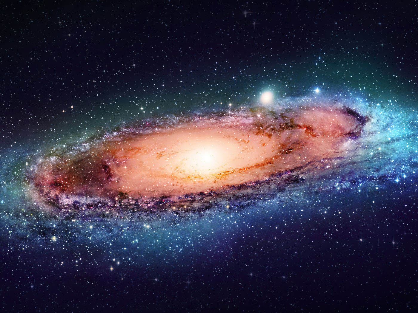 Большая космическая галактика