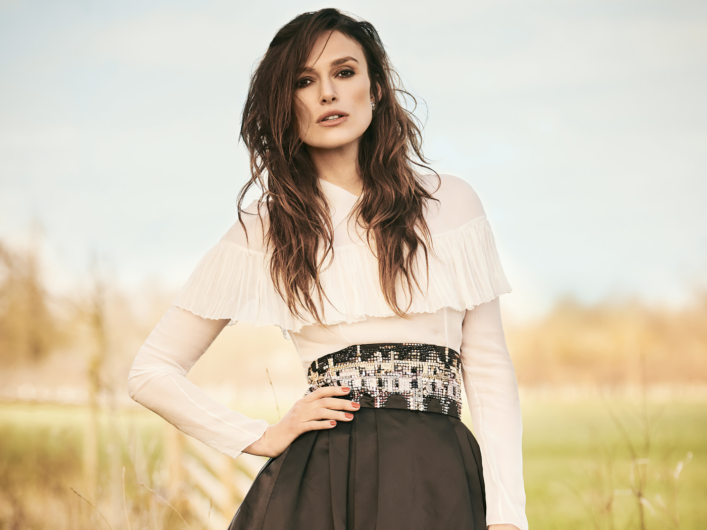 Актриса Кира Найтли позирует для фото
