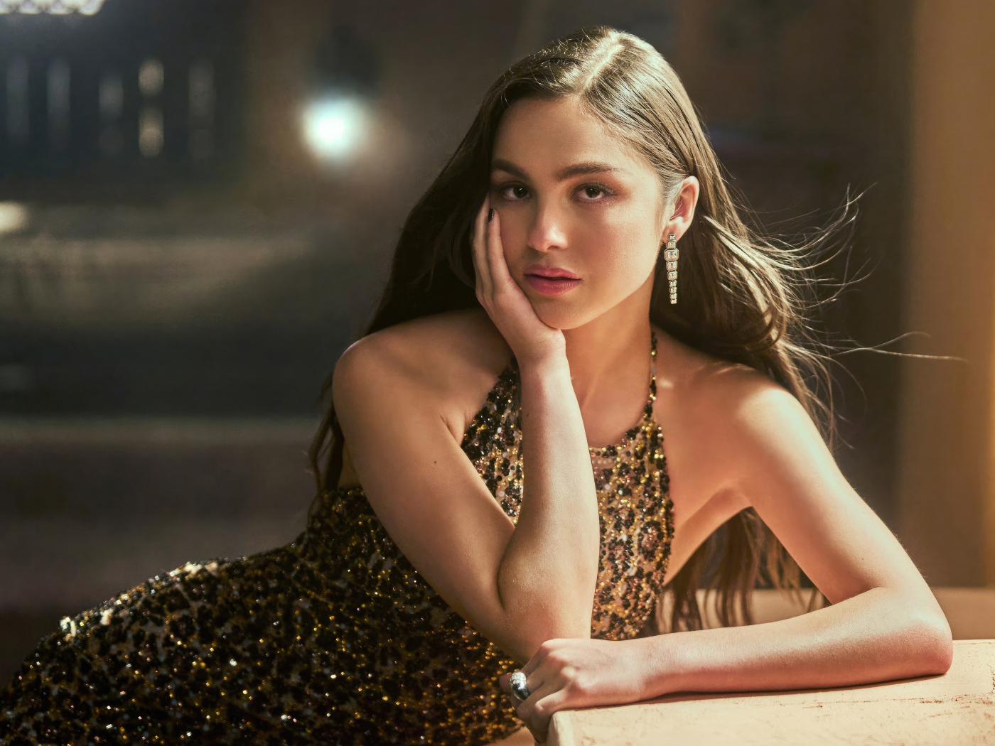 Красивая молодая американская актриса Оливия Родриго