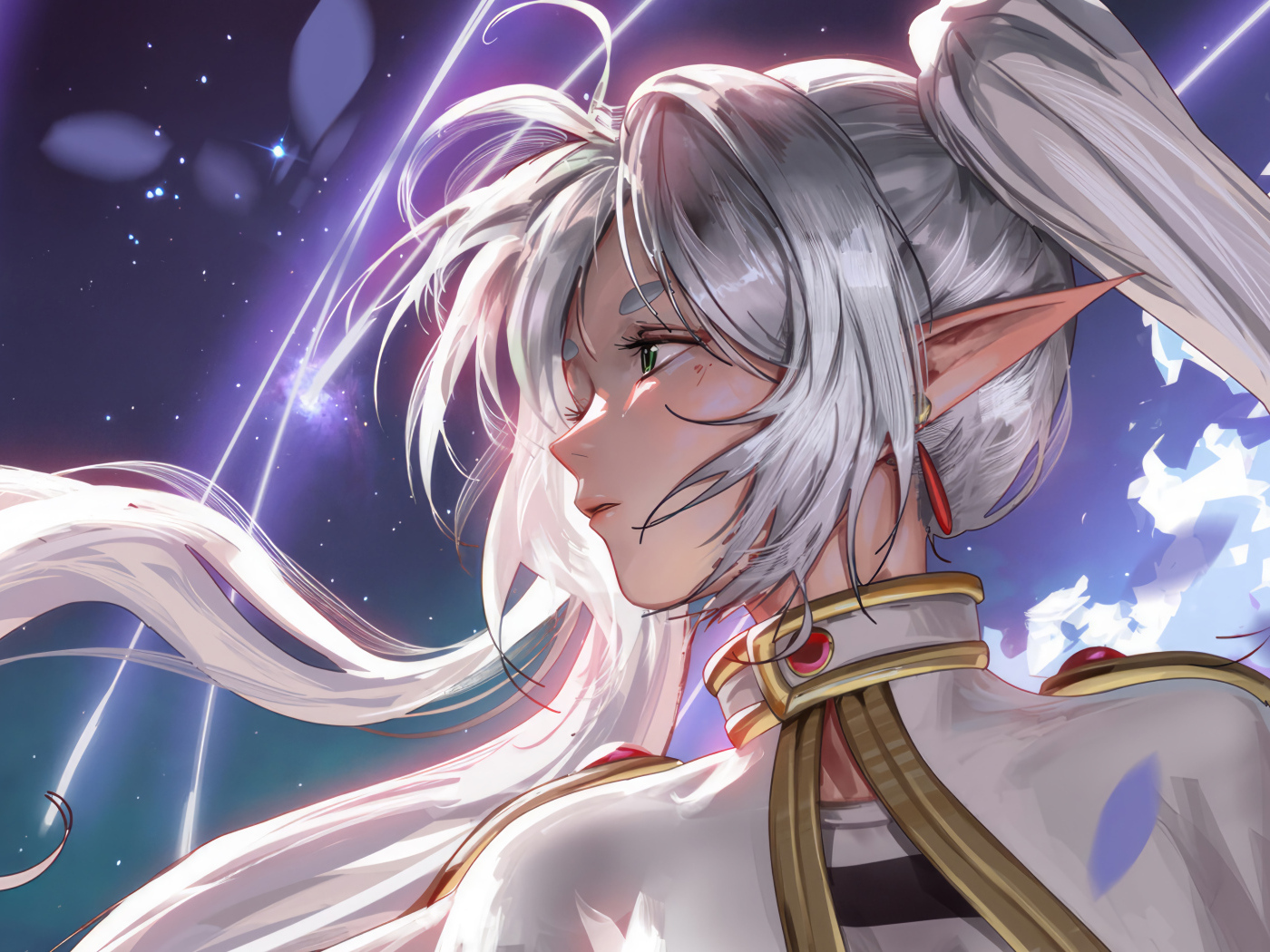 Девушка с хвостами на голове