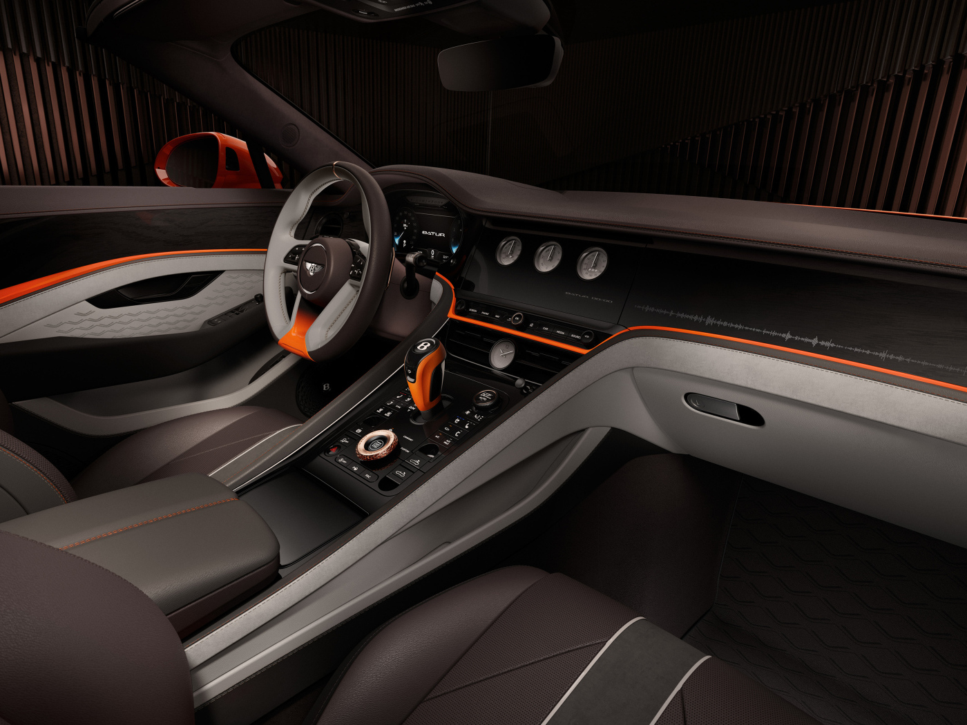 Салон автомобиля Bentley Mulliner Batur Convertible 2024 года