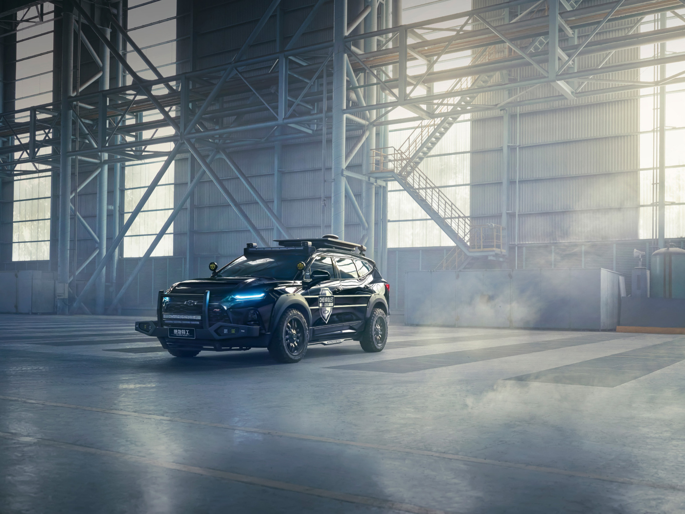 Автомобиль Chevrolet Trailblazer Jedi Agent Edition в ангаре