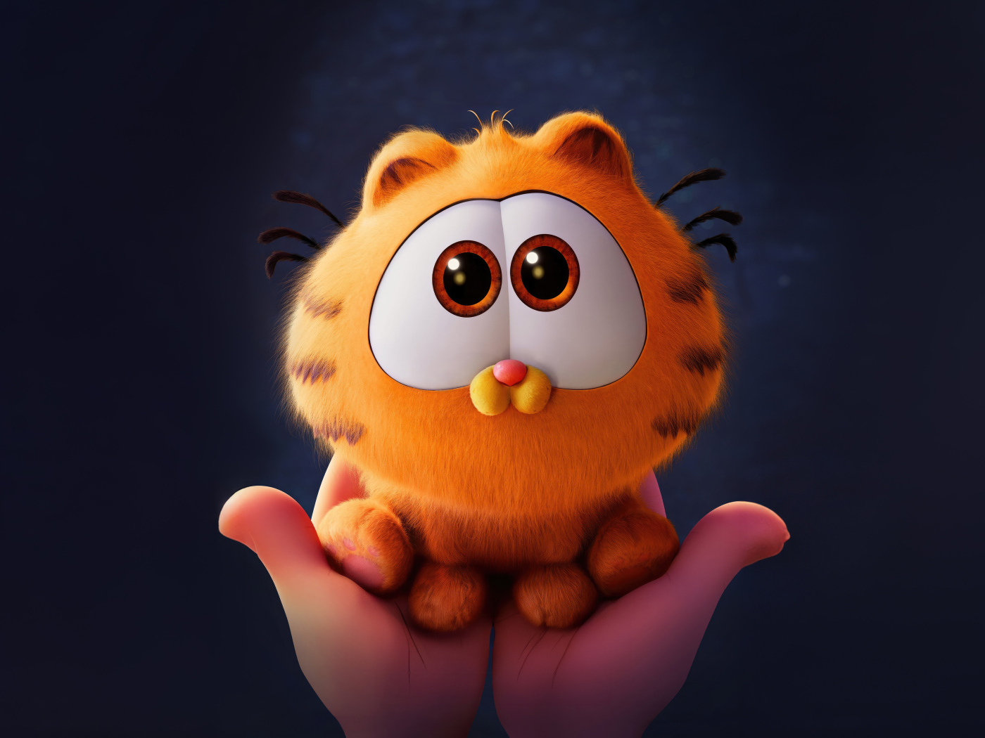 Маленький котенок персонаж мультфильма Гарфилд в кино, 2024