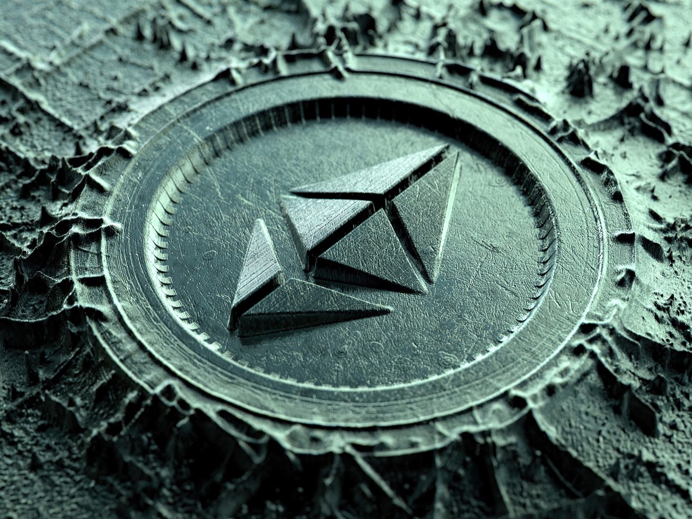 Логотип ethereum крупным планом