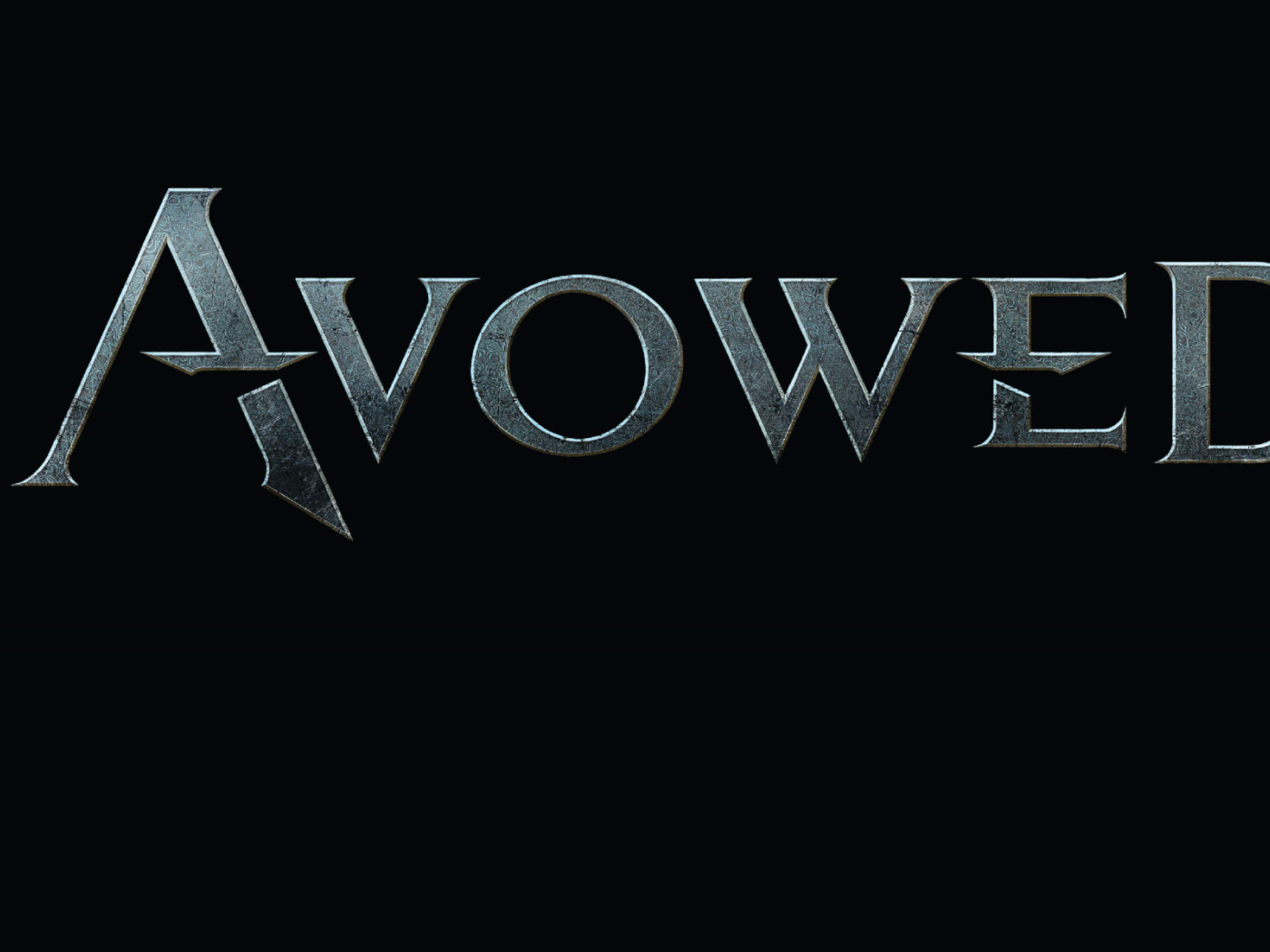 Постер компьютерной игры Avowed на черном фоне